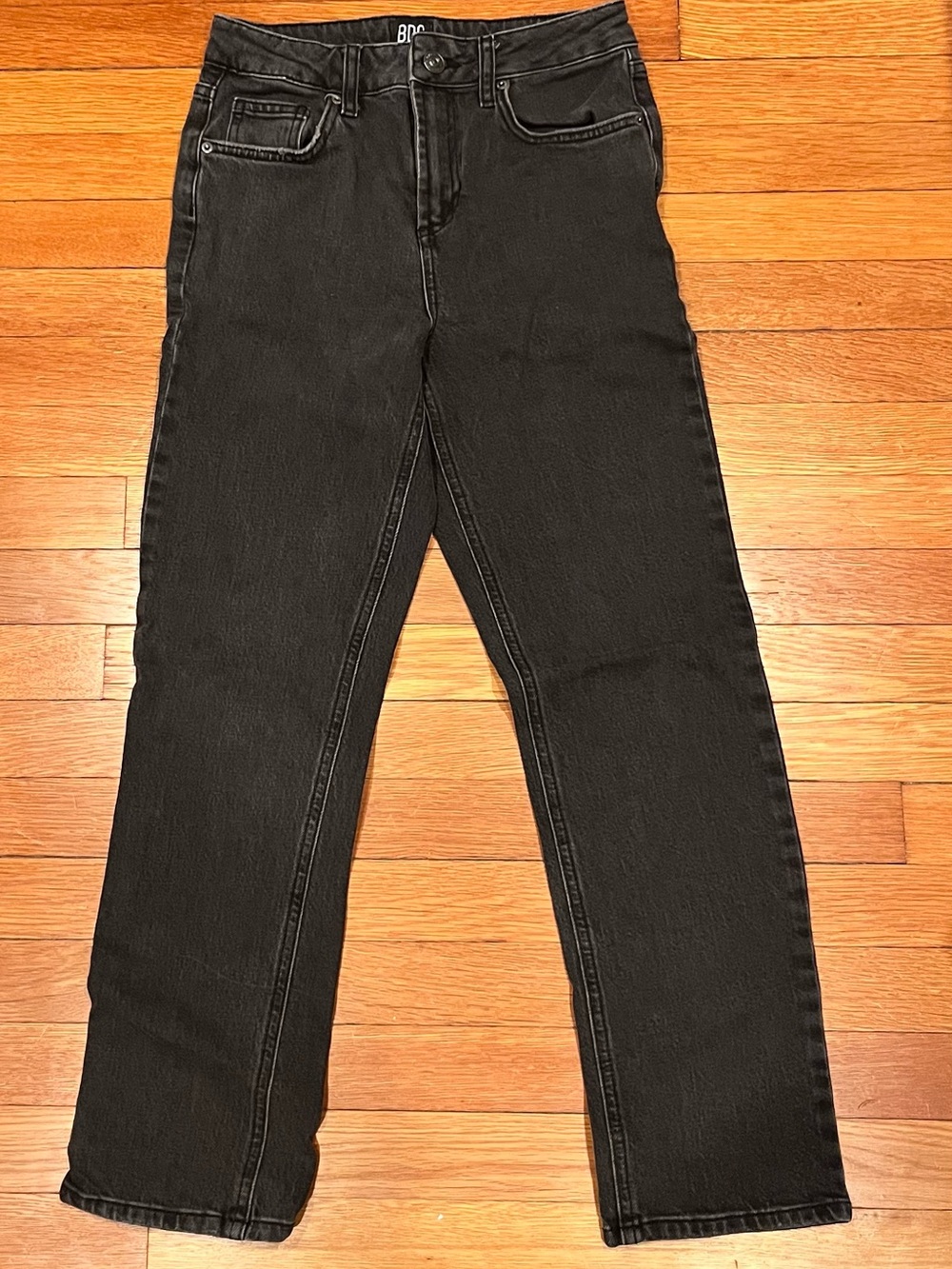 BDG Women's Black Straight-Leg Jeans